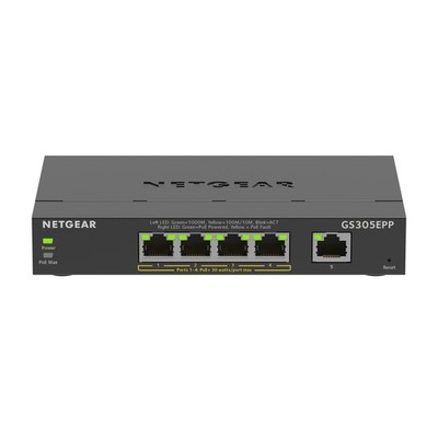 *NEW* NETGEAR GS305EPP 5-Port High Power PoE+ Gigabit Ethernet Plus Switch (1...