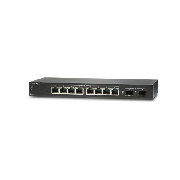 SonicWall SWS12-8 Manged Switch with 3YR 24x7 Dynamic Support