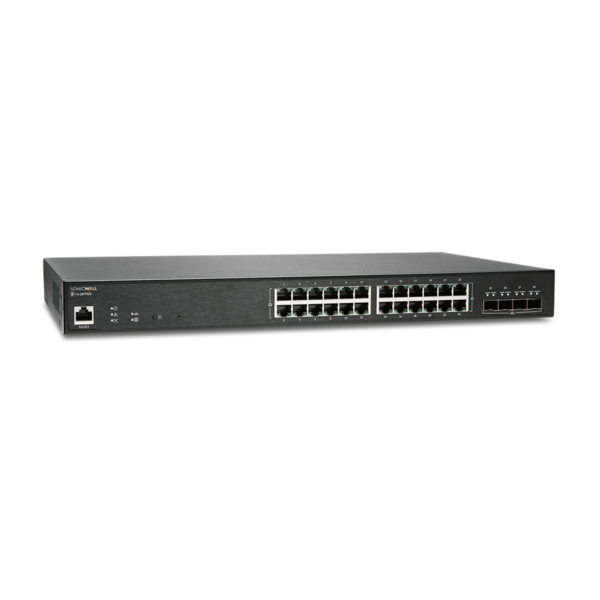SonicWall SWS14-24FPOE Managed PoE Switch with 3YR 24x7 Dynamic Support