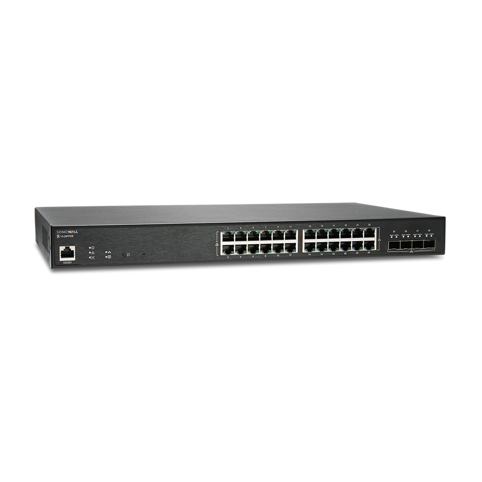 SonicWall SWS14-24FPOE Managed PoE Switch with 3YR 24x7 Dynamic Support